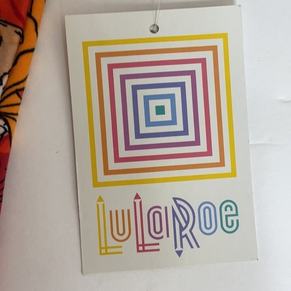 LulaRoe Sexy Santa Clause Print Short Sleeve Shirt Size XS NEW - Picture 8 of 11